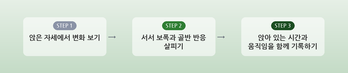 장요근 위치와 움직임을 확인하는 기준 요약 인포그래픽